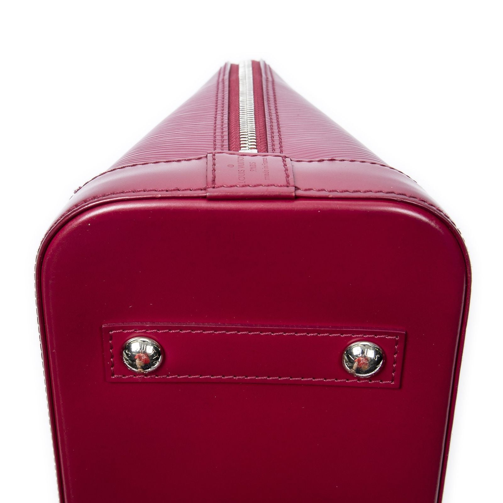 Louis Vuitton Alma Fuchsia Epi Handbag — view 7