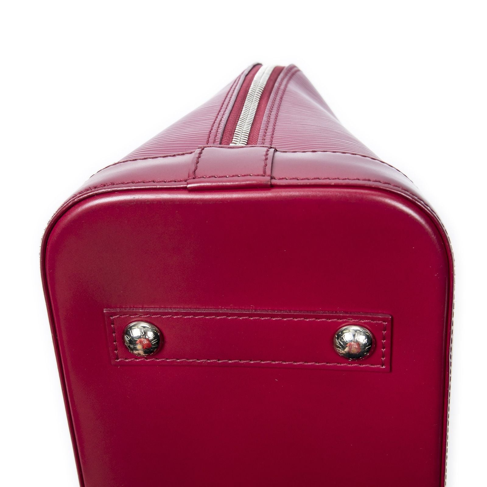 Louis Vuitton Alma Fuchsia Epi Handbag — view 8