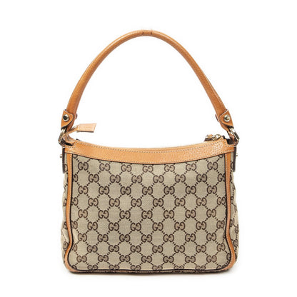 Gucci Small Abbey Top Handle Orange Beige GG Canvas — view 5