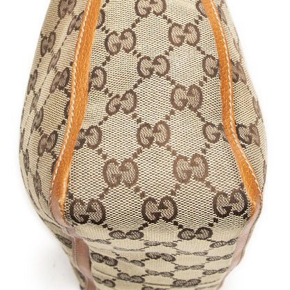 Gucci Small Abbey Top Handle Orange Beige GG Canvas — view 8