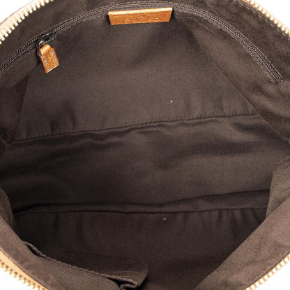 Gucci Small Abbey Top Handle Orange Beige GG Canvas — view 9