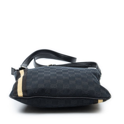 Gucci Web Jolique Crossbody Black GG Canvas — view 6