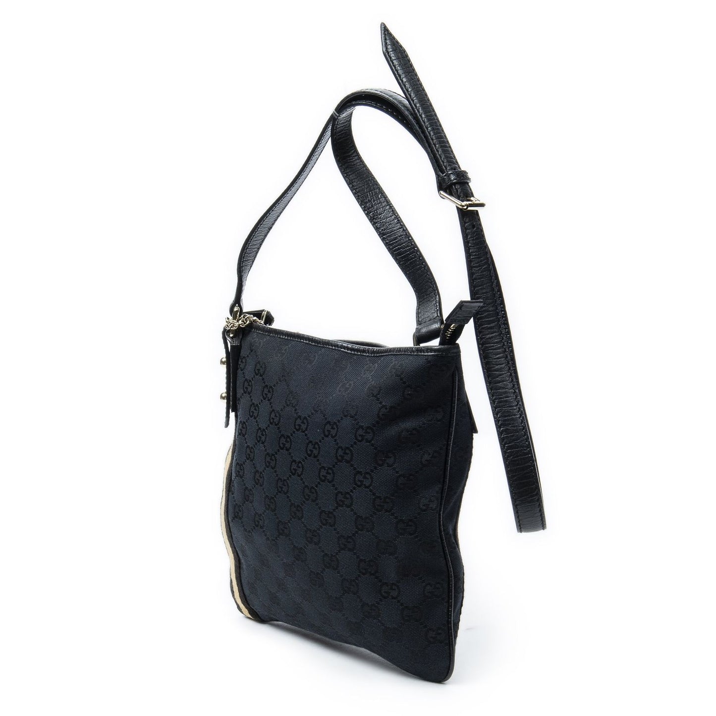 Gucci Web Jolique Crossbody Black GG Canvas — view 2