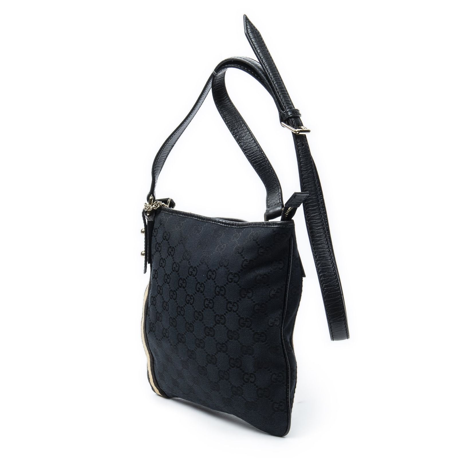 Gucci Web Jolique Crossbody Black GG Canvas — view 2