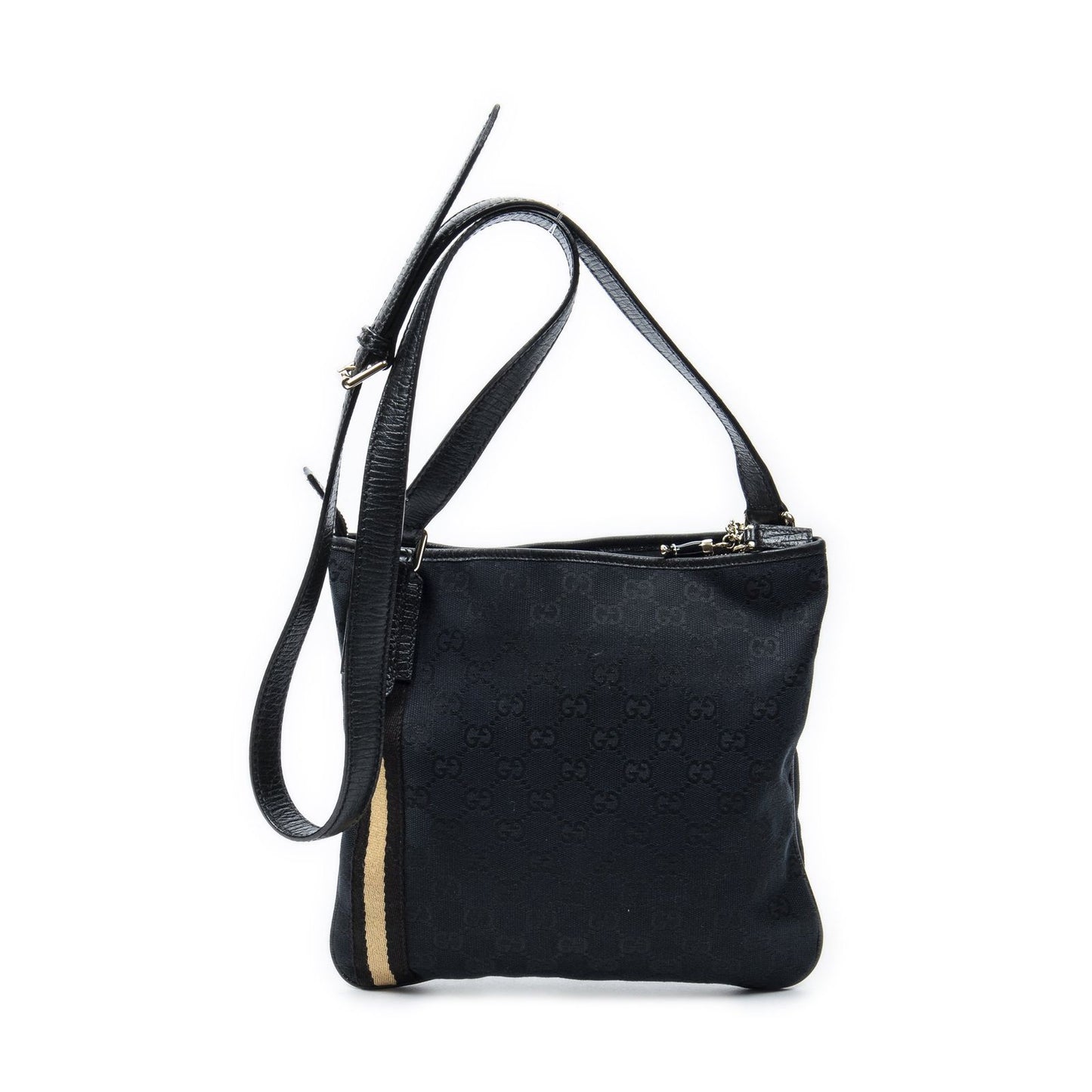 Gucci Web Jolique Crossbody Black GG Canvas — view 5