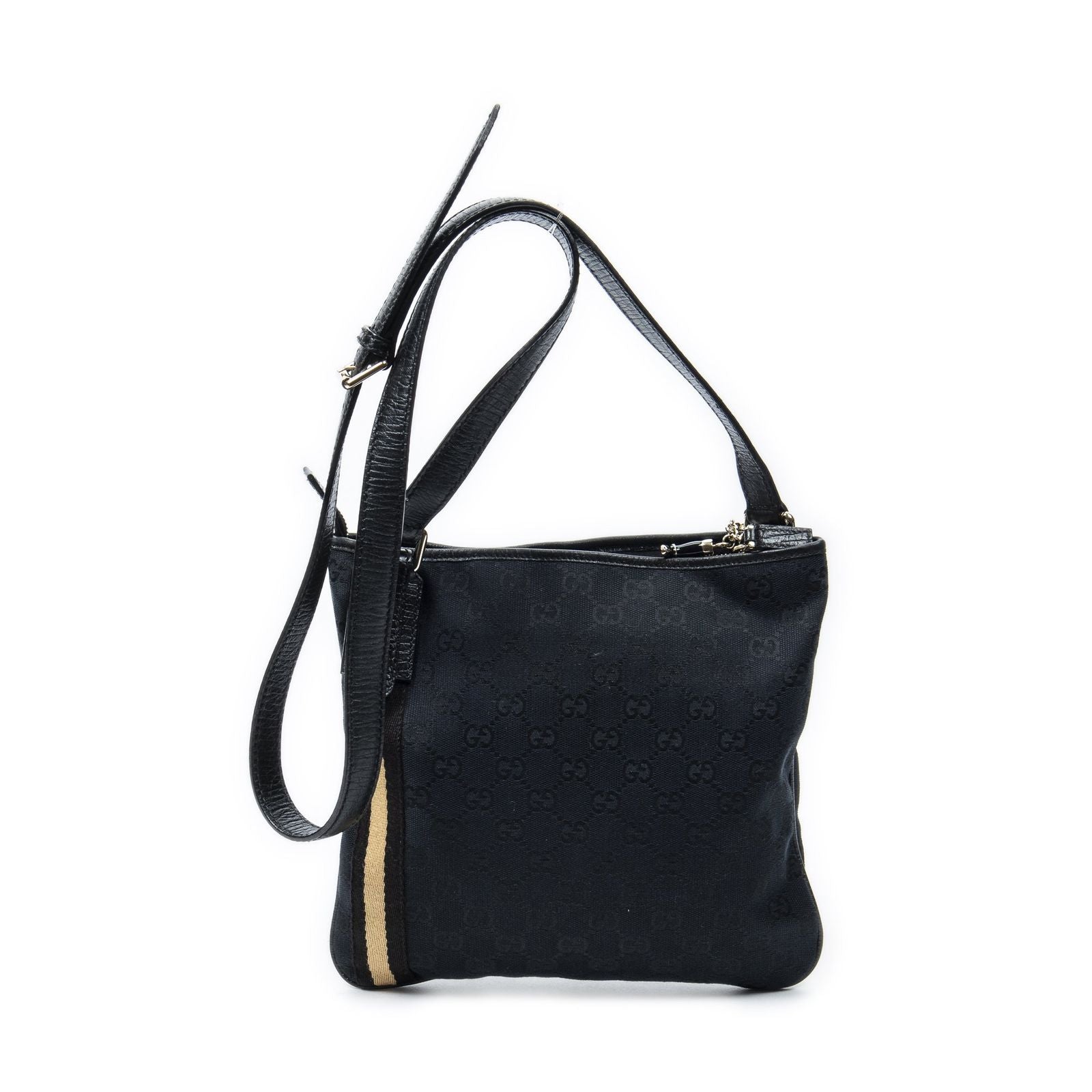 Gucci Web Jolique Crossbody Black GG Canvas — view 5