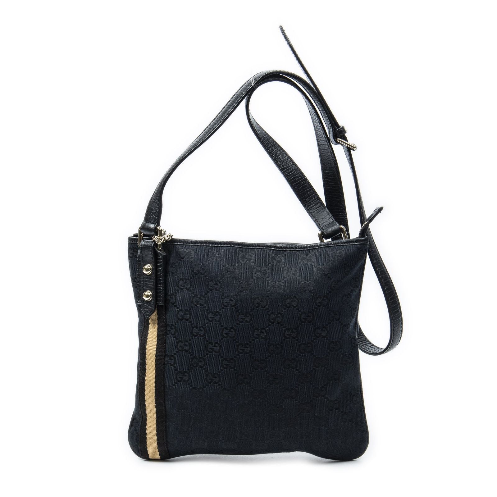 Gucci Web Jolique Crossbody Black GG Canvas