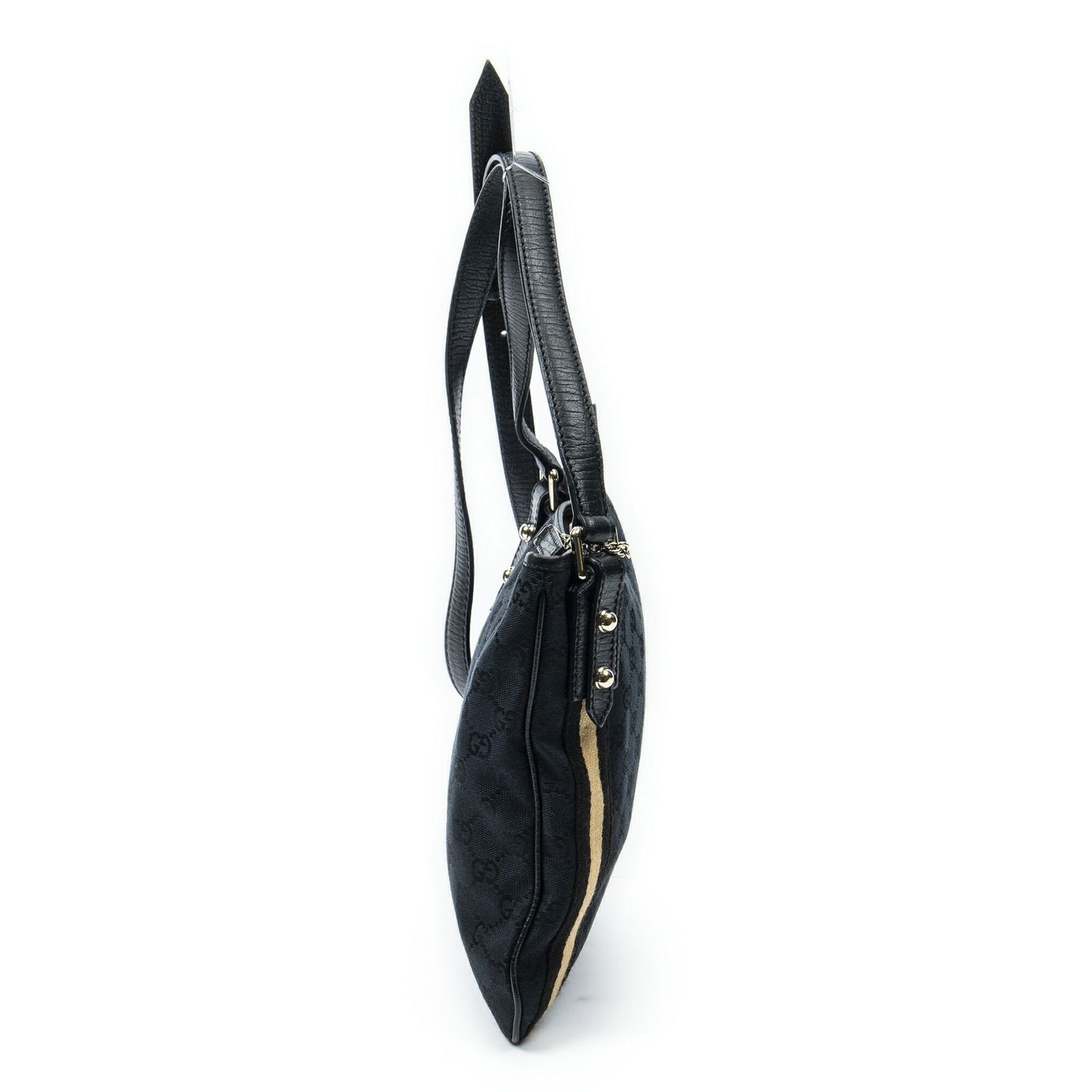 Gucci Web Jolique Crossbody Black GG Canvas — view 4