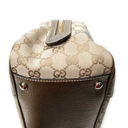 Gucci Princi Boston Beige Gold GG Canvas Messenger Bag — view 7