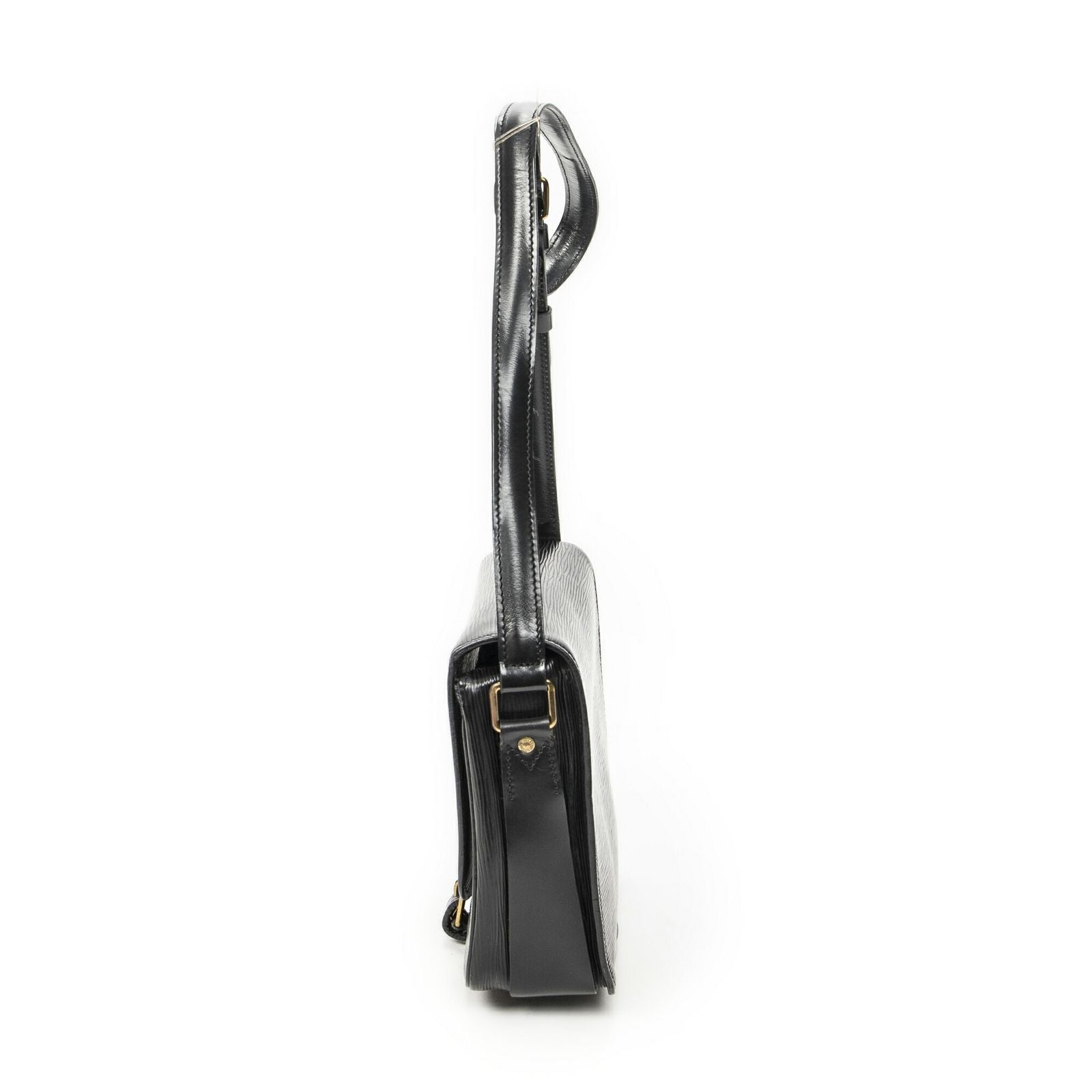 Louis Vuitton Cartouchiere Black Epi Messenger Bag — view 3