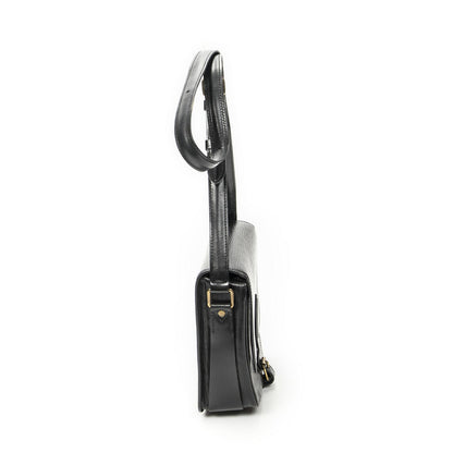 Louis Vuitton Cartouchiere Black Epi Messenger Bag — view 4
