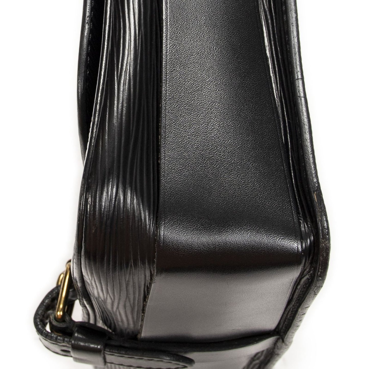Louis Vuitton Cartouchiere Black Epi Messenger Bag — view 8