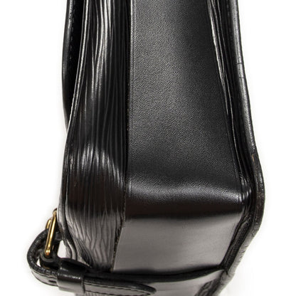 Louis Vuitton Cartouchiere Black Epi Messenger Bag — view 8