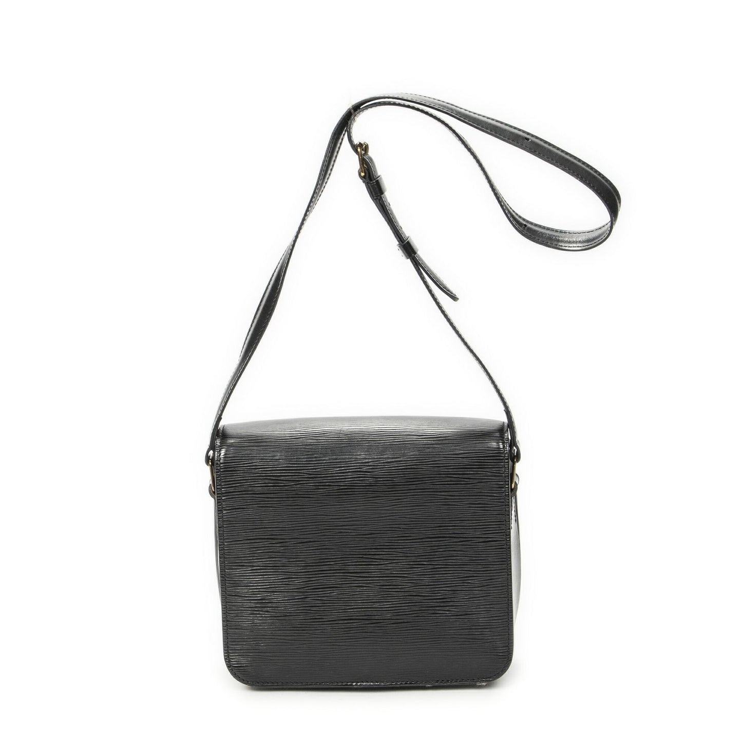 Louis Vuitton Cartouchiere Black Epi Messenger Bag — view 5