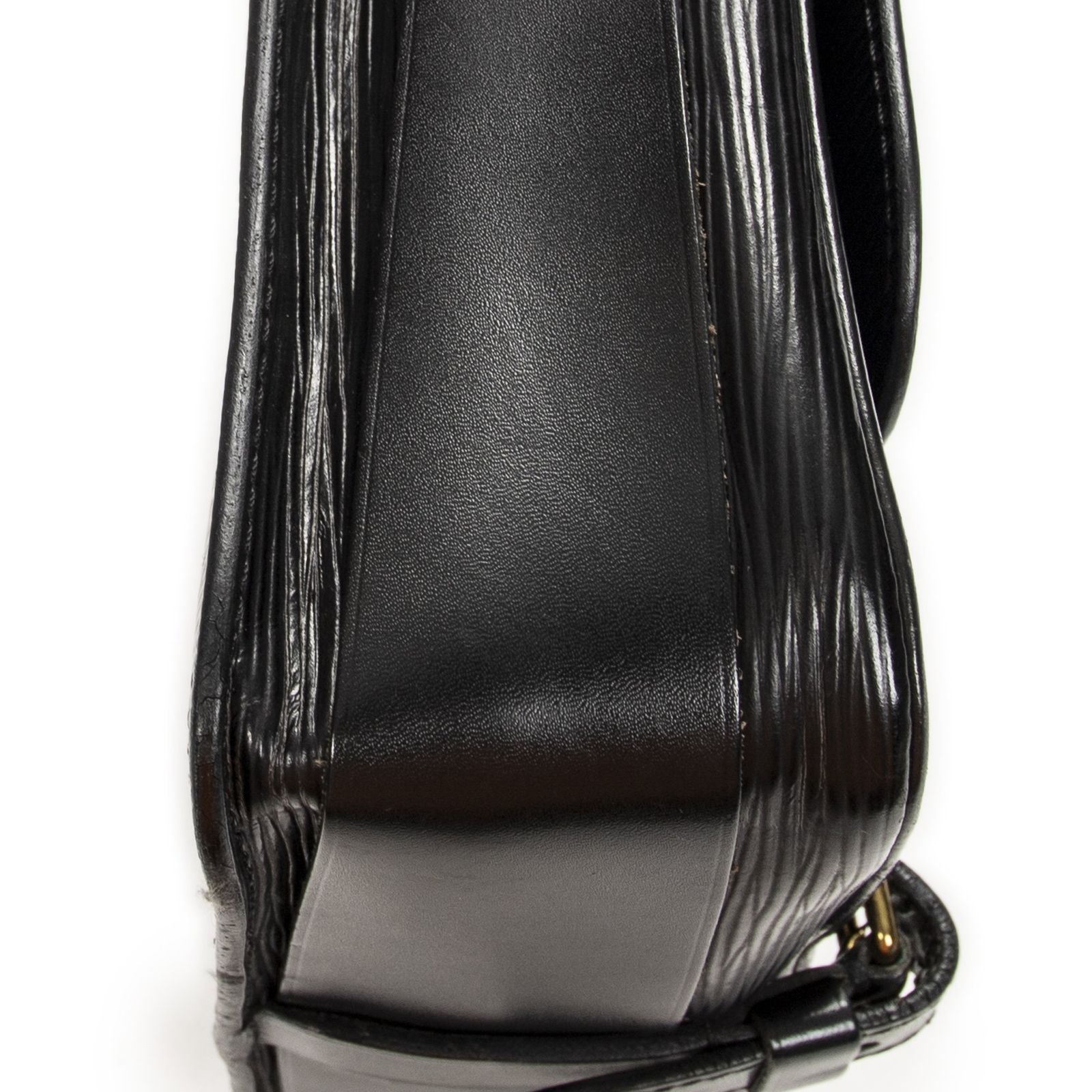 Louis Vuitton Cartouchiere Black Epi Messenger Bag — view 7