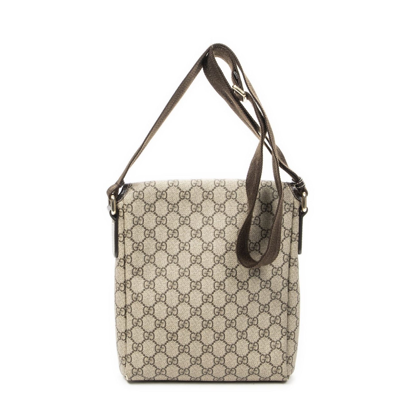 Gucci Small Messenger Beige Brown Supreme Canvas — view 5