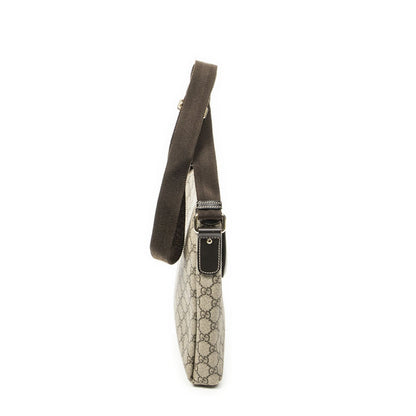 Gucci Small Messenger Beige Brown Supreme Canvas — view 4