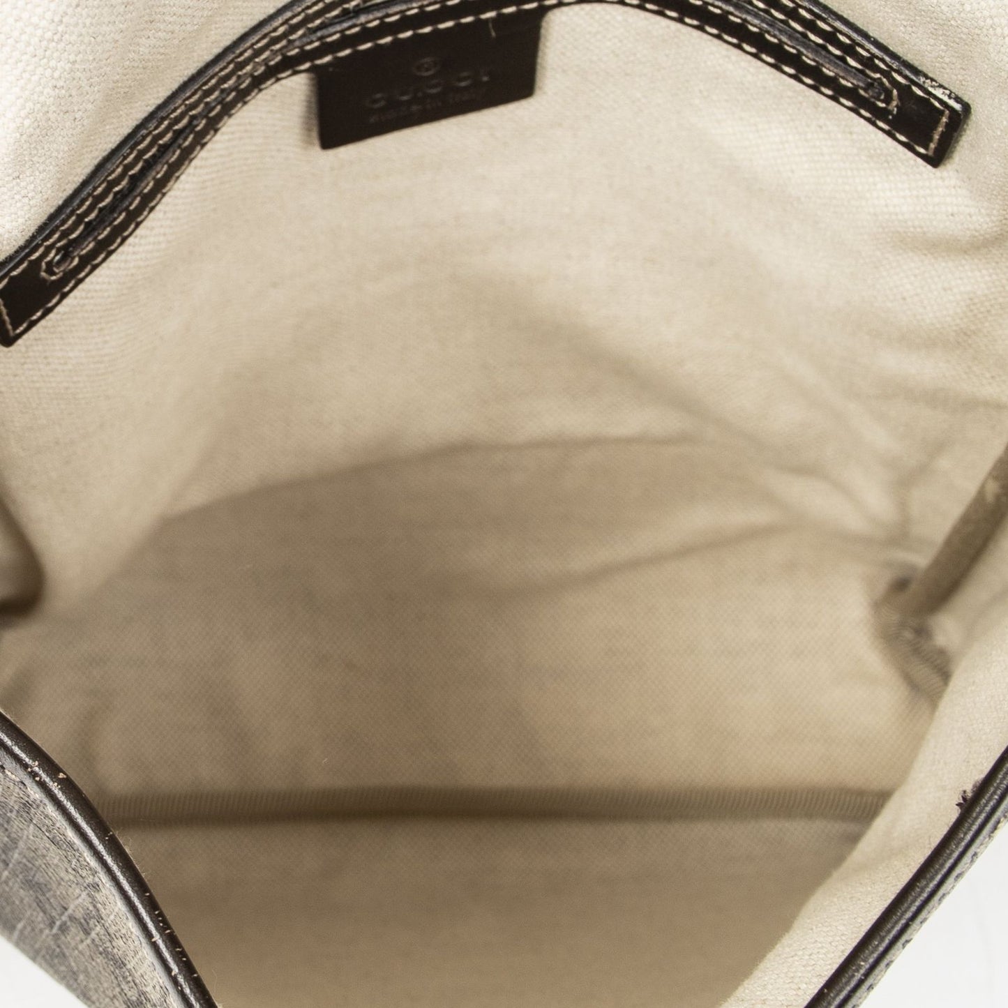 Gucci Small Messenger Beige Brown Supreme Canvas — view 9