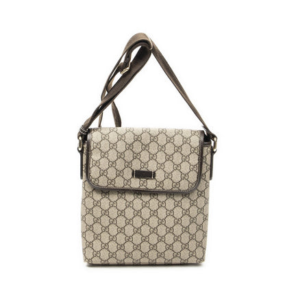 Gucci Small Messenger Beige Brown Supreme Canvas