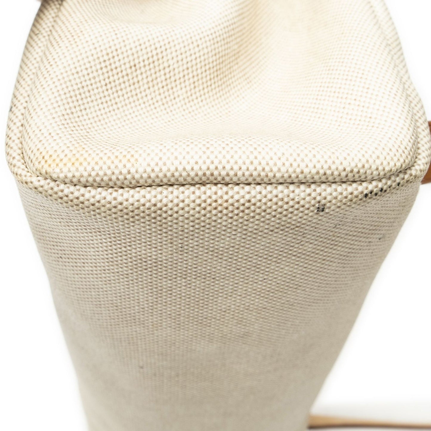 Hermes Herbag a Dos Tan Beige Toile Ash Handbag — view 8