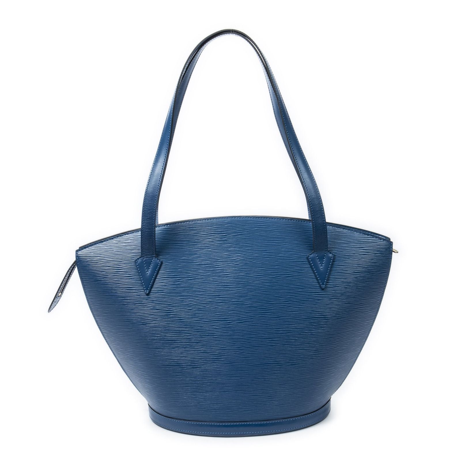 Louis Vuitton Saint Jacques Shopping Blue Epi Messenger Bag — view 5