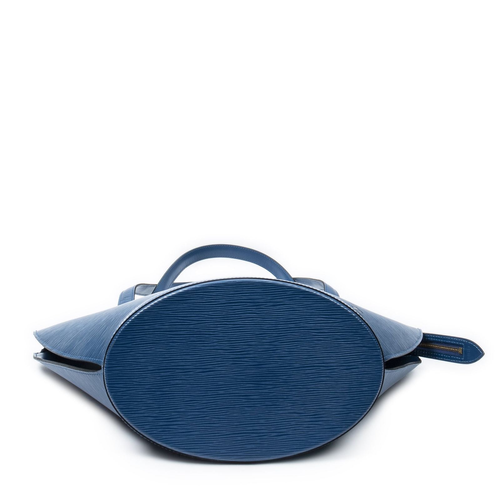 Louis Vuitton Saint Jacques Shopping Blue Epi Messenger Bag — view 6