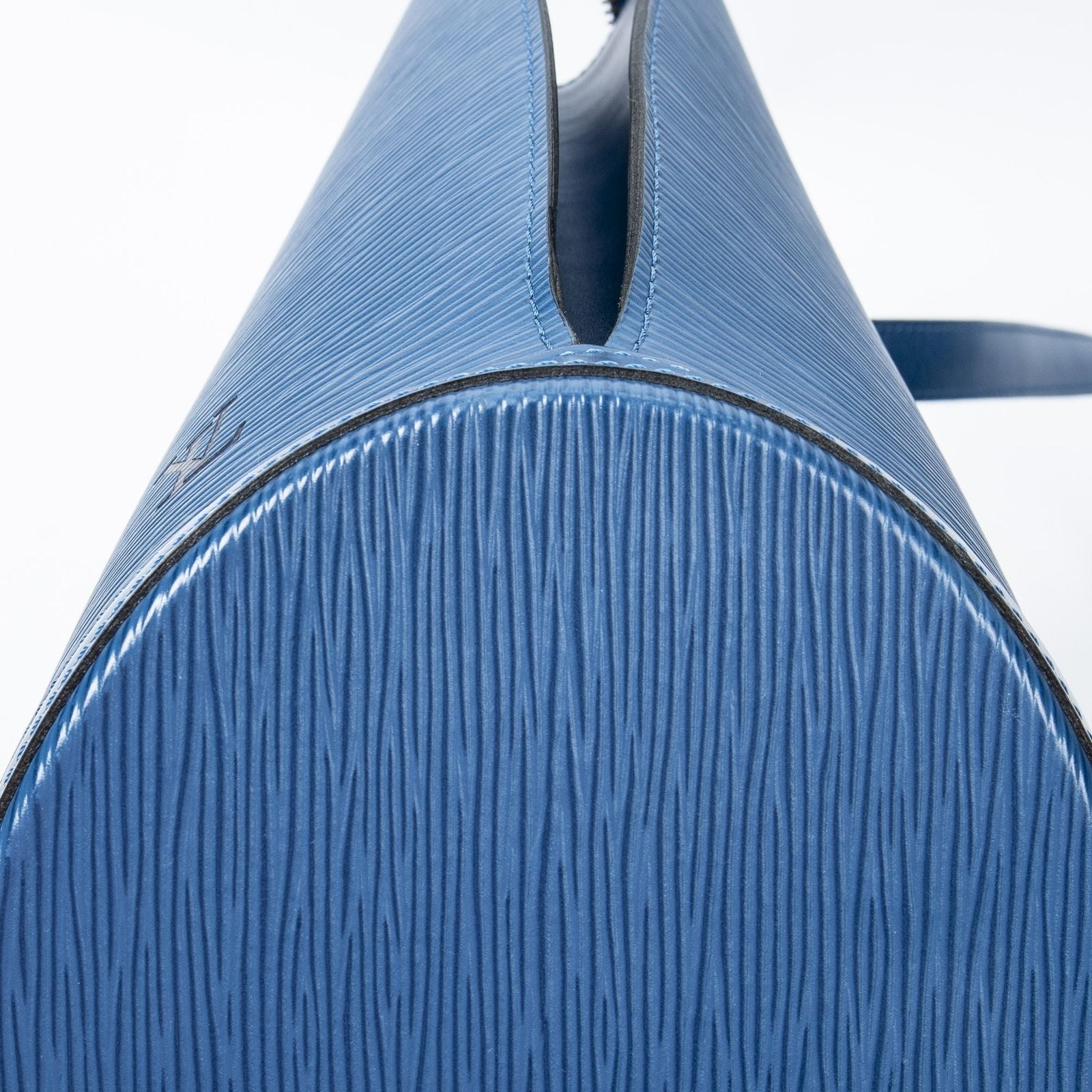 Louis Vuitton Saint Jacques Shopping Blue Epi Messenger Bag — view 7