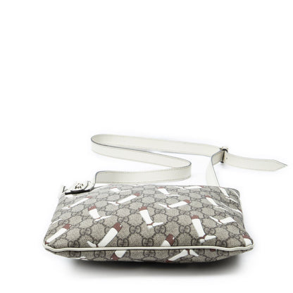 Gucci Boot GG Crossbody Beige Ivory Print Supreme Canvas — view 6