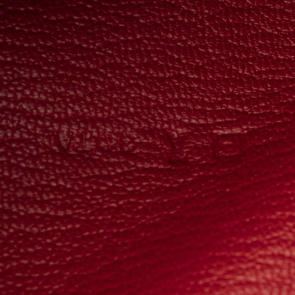 Hermes Bearn Wallet Pink Red Chable My Sole Leather — view 5