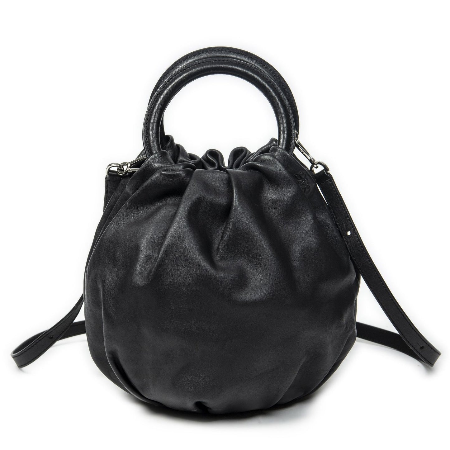 Loewe Bounce Bag Black Calfskin Leather