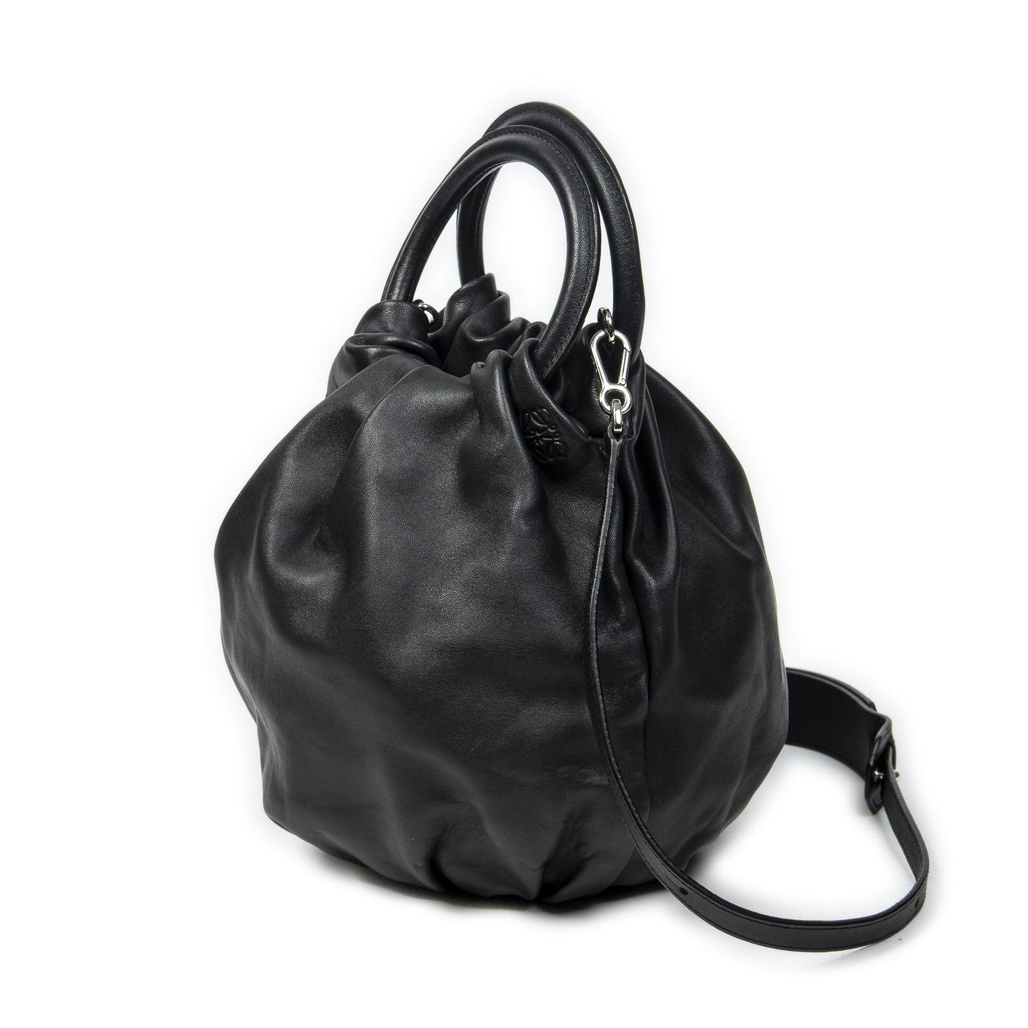 Loewe Bounce Bag Black Calfskin Leather — view 2