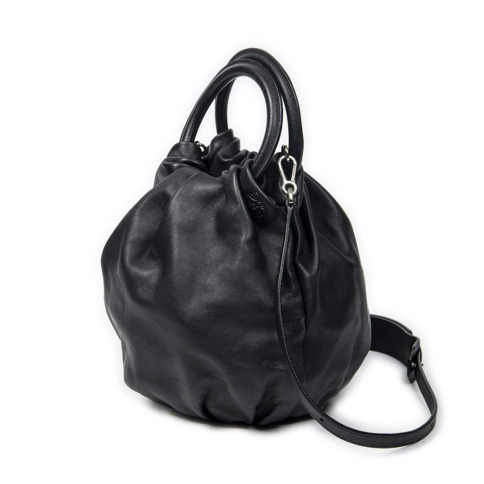Loewe Bounce Bag Black Calfskin Leather — view 2