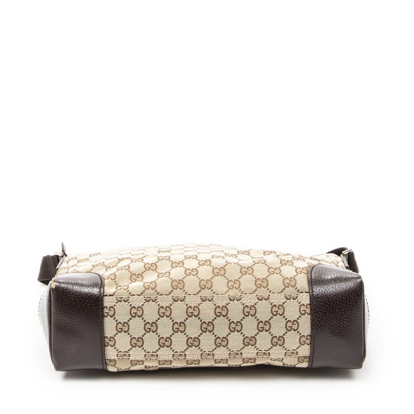 Gucci Zip Messenger Beige Brown GG Canvas — view 6