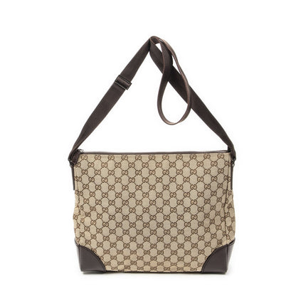 Gucci Zip Messenger Beige Brown GG Canvas — view 5