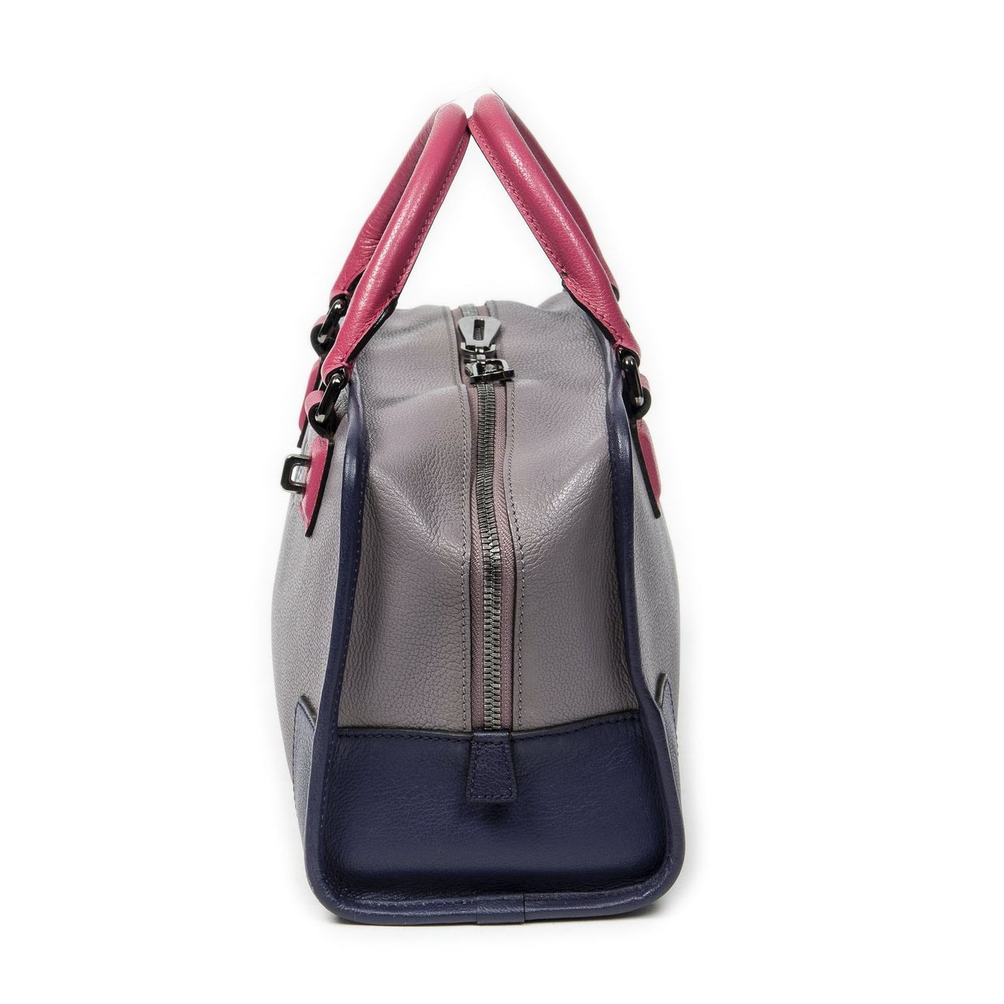 Loewe Tricolor Amazona Lilac Purple Pink Gray Calfskin Leather — view 3