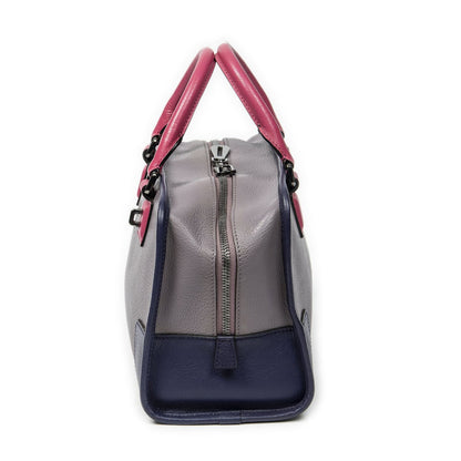 Loewe Tricolor Amazona Lilac Purple Pink Gray Calfskin Leather — view 3