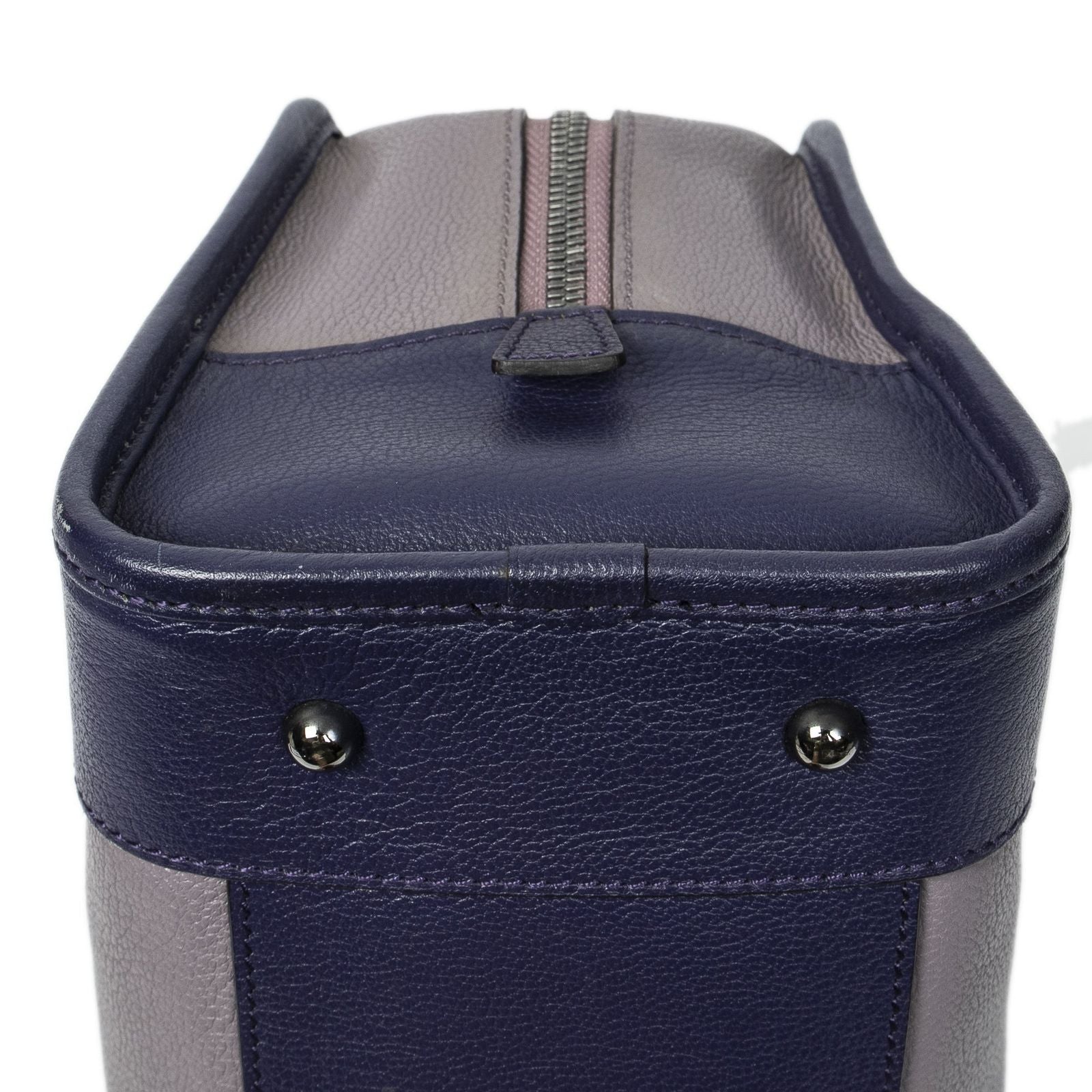 Loewe Tricolor Amazona Lilac Purple Pink Gray Calfskin Leather — view 7