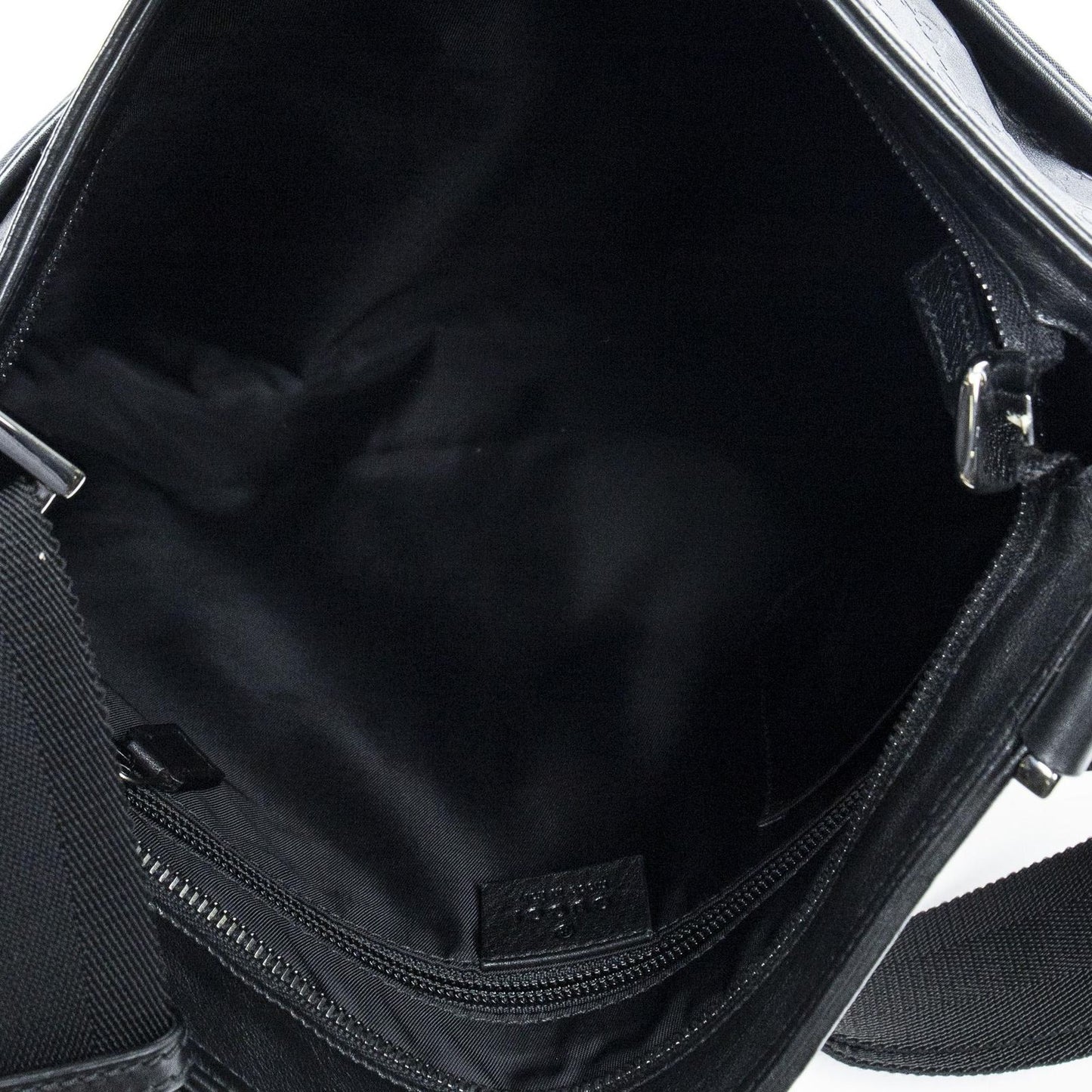 Gucci Messenger Bag Black Nylon Canvas — view 9