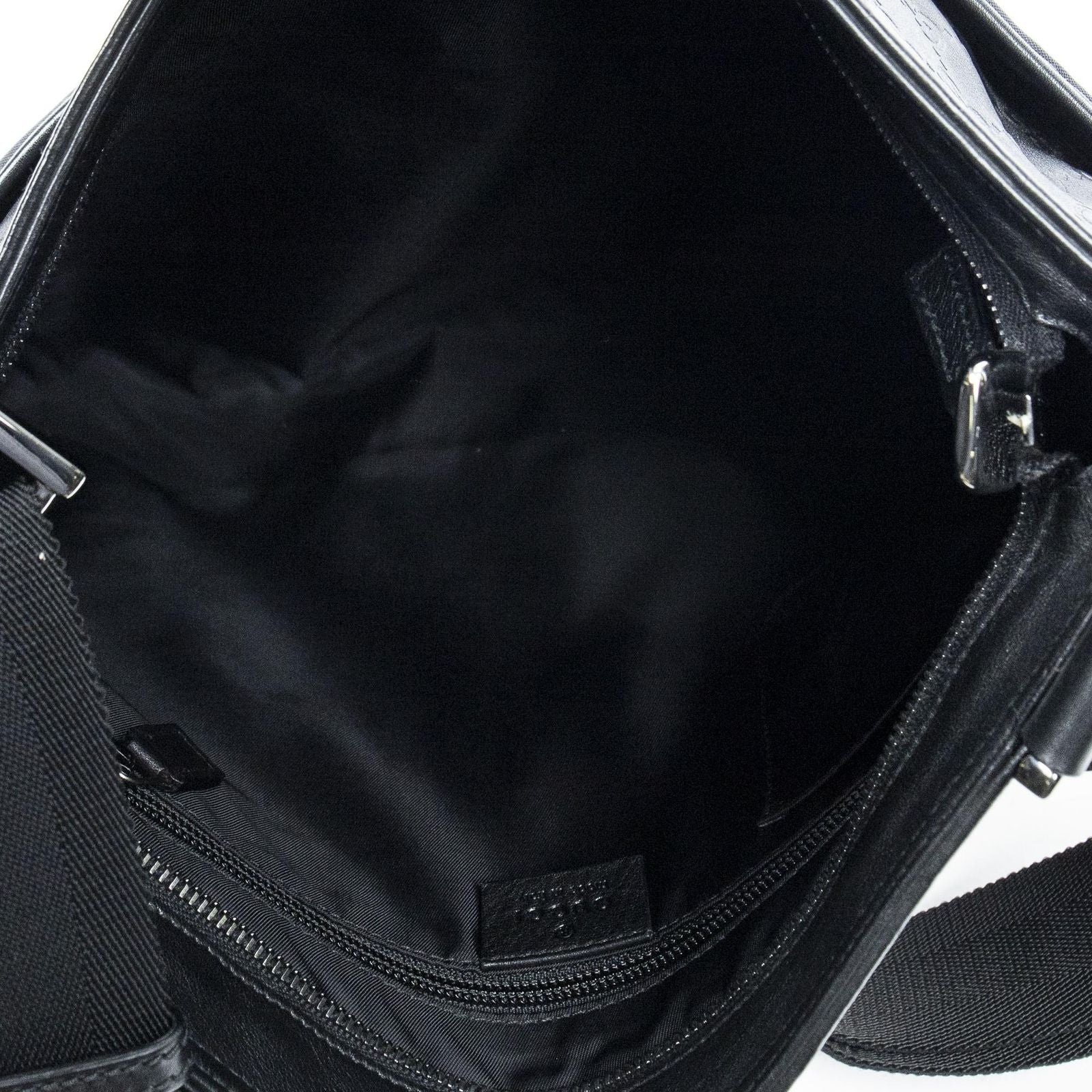 Gucci Messenger Bag Black Nylon Canvas — view 9