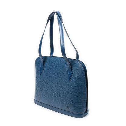 Louis Vuitton Ryu Sac Blue Epi Messenger Bag — view 2