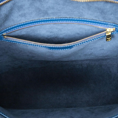 Louis Vuitton Ryu Sac Blue Epi Messenger Bag — view 9