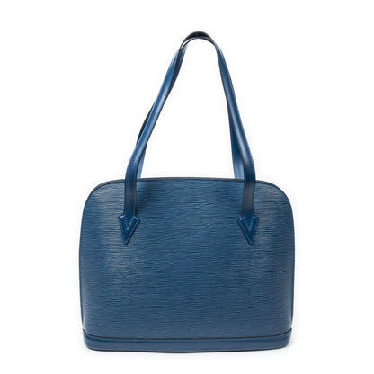 Louis Vuitton Ryu Sac Blue Epi Messenger Bag — view 5
