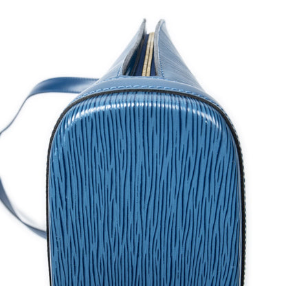 Louis Vuitton Ryu Sac Blue Epi Messenger Bag — view 7