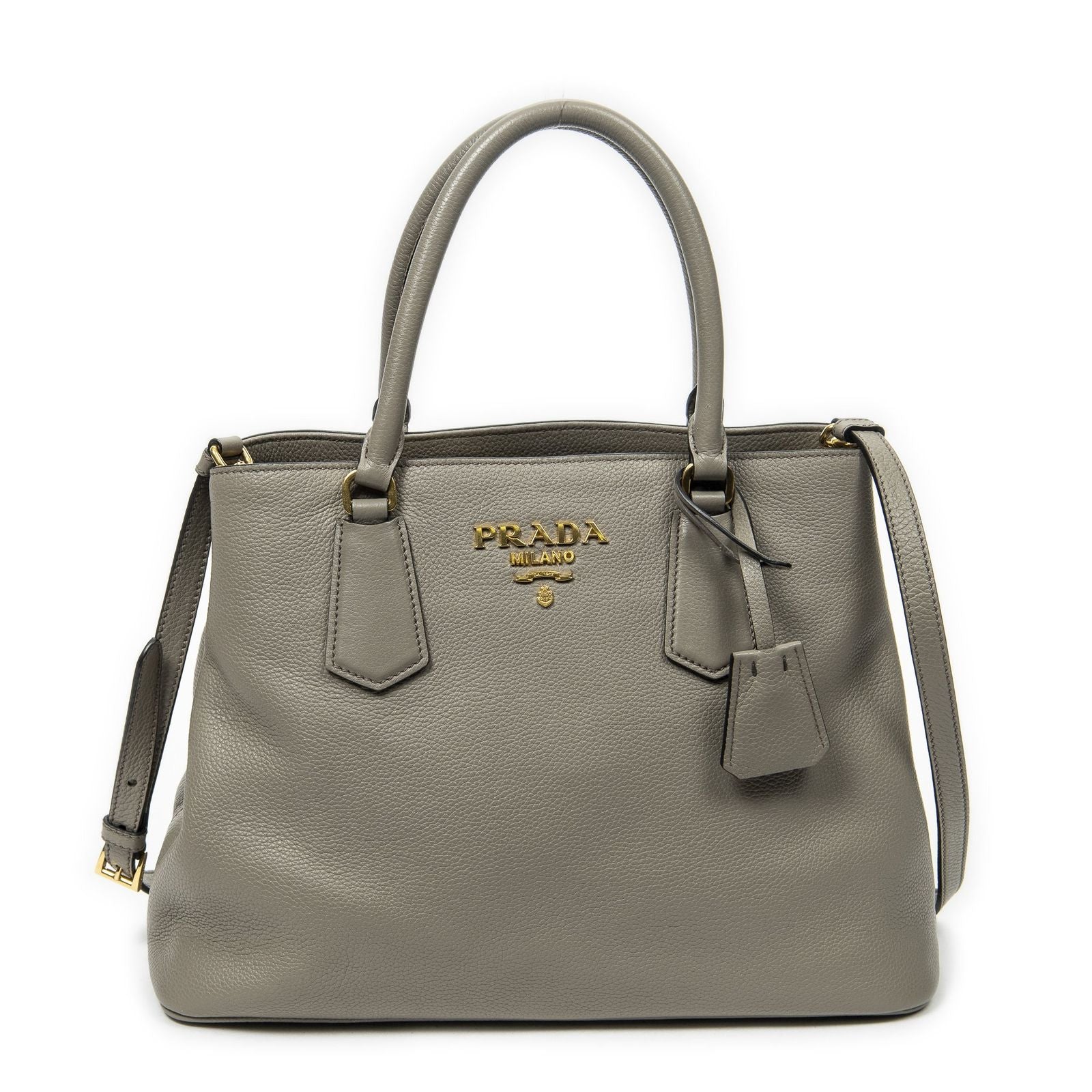 Prada Convertible Open Tote Gray Juvitero Phoenix