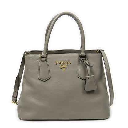 Prada Convertible Open Tote Gray Juvitero Phoenix