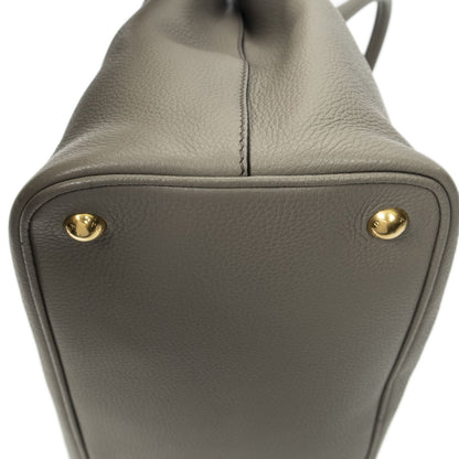 Prada Convertible Open Tote Gray Juvitero Phoenix — view 8