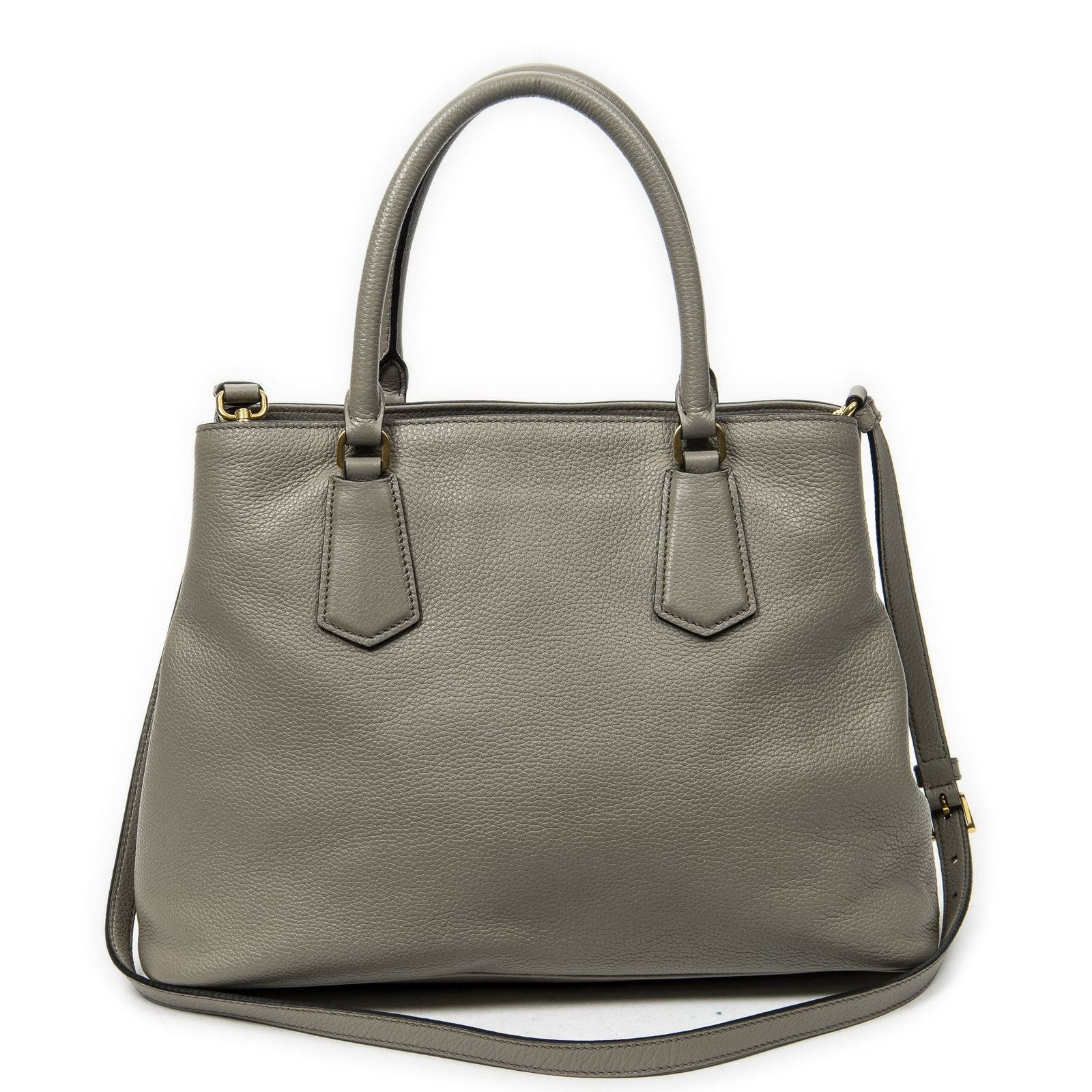 Prada Convertible Open Tote Gray Juvitero Phoenix — view 5