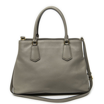 Prada Convertible Open Tote Gray Juvitero Phoenix — view 5