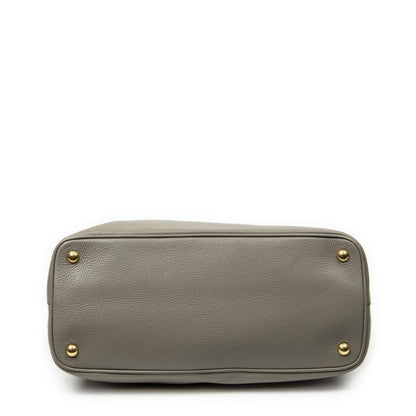 Prada Convertible Open Tote Gray Juvitero Phoenix — view 6
