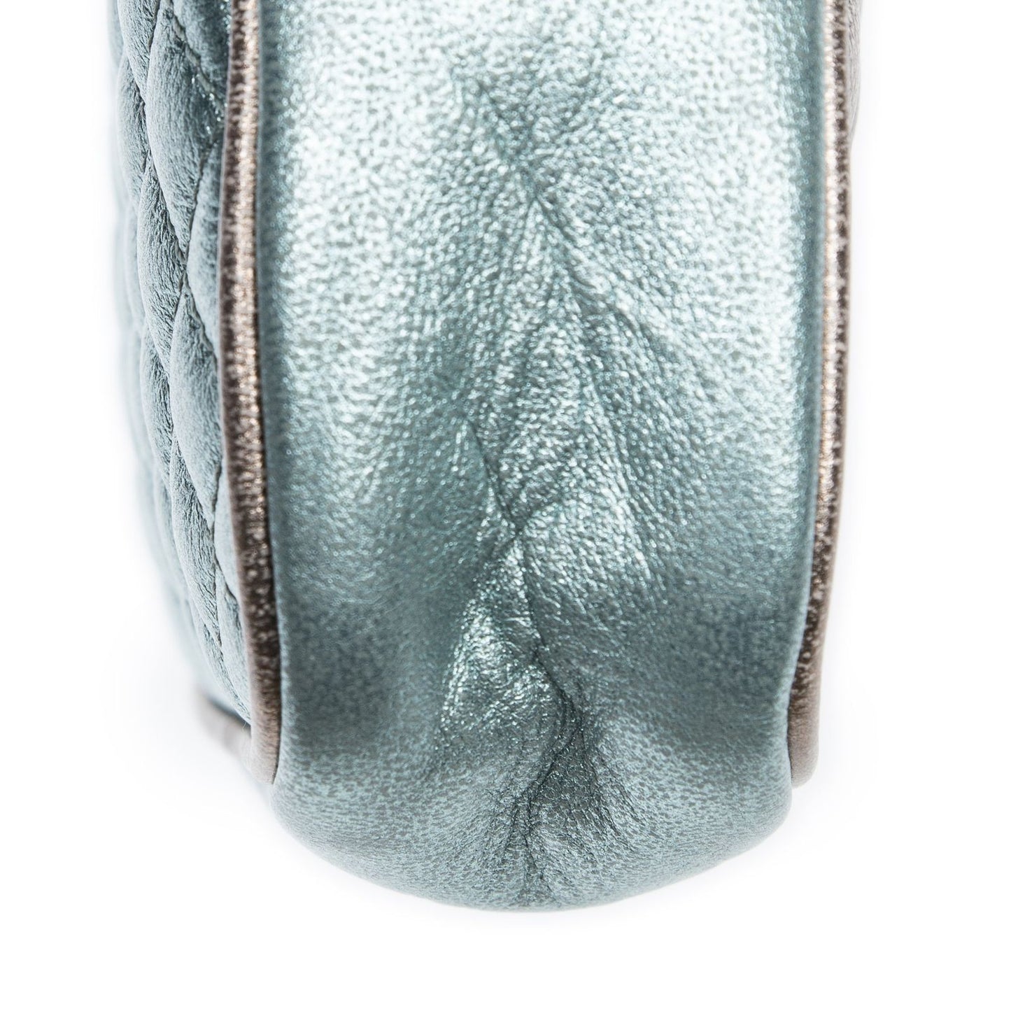 Gucci Trapuntata Mini Camera Crossbody Light Pink Light Blue Matelasse Metallic — view 7